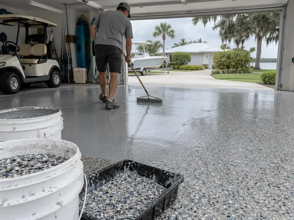 Decorative Flake Epoxy in Sarasota, FL